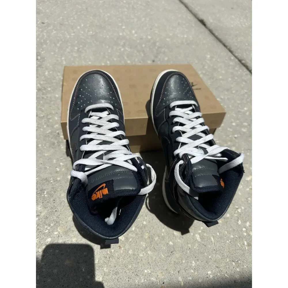 Nike Dunk High 2009 “Navy Blue/White” Gs Size 7Y 308319-042